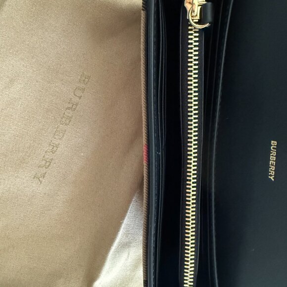 Burberry Coated Canvas and Leather Wallet/Black - Picture 4 of 6